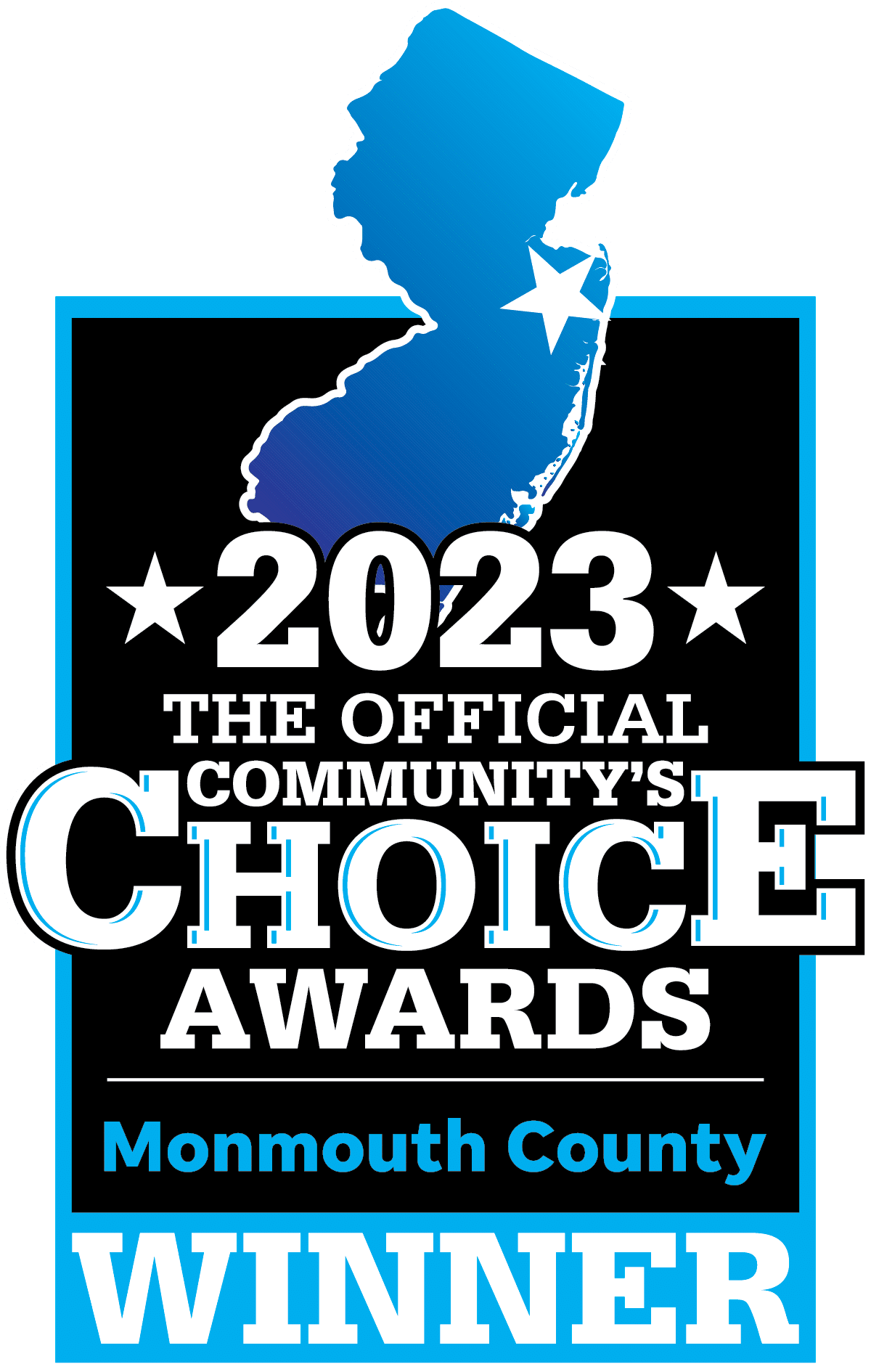 Graphic for the 2023 Community Choice Awards for Monmouth County, NJ.